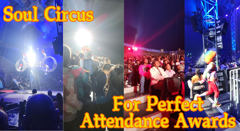  Staff students and performers at the Universal Soul Circus.